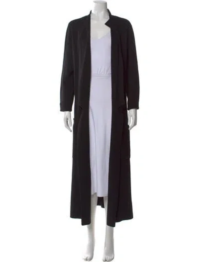 Pre-owned Soia & Kyo Open Front Sweater In Black