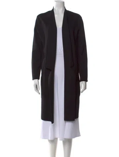 Pre-owned Soia & Kyo Open Front Sweater In Black