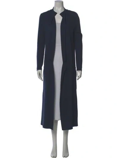 Pre-owned Soia & Kyo Open Front Sweater In Blue