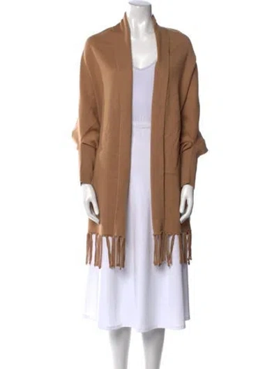 Pre-owned Soia & Kyo Open Front Sweater In Neutral