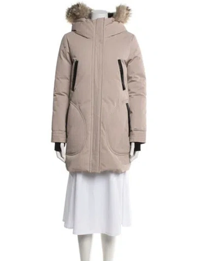 Pre-owned Soia & Kyo Parka In Neutrals