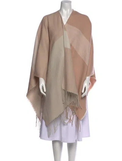 Pre-owned Soia & Kyo Printed V-neck Sweater In Neutral