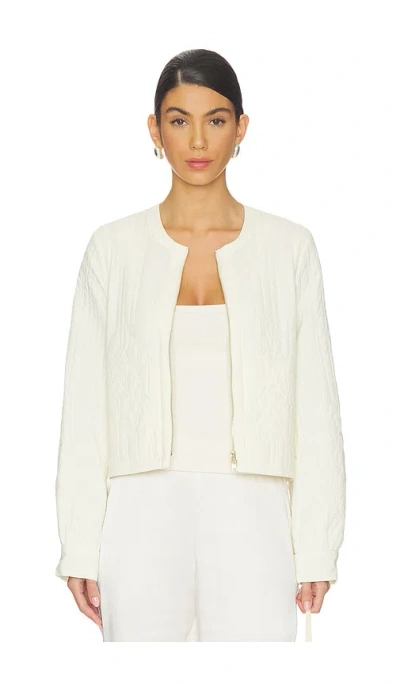 Soia & Kyo Reita Soft Crinkle Light Jacket In Sidewalk Chalk