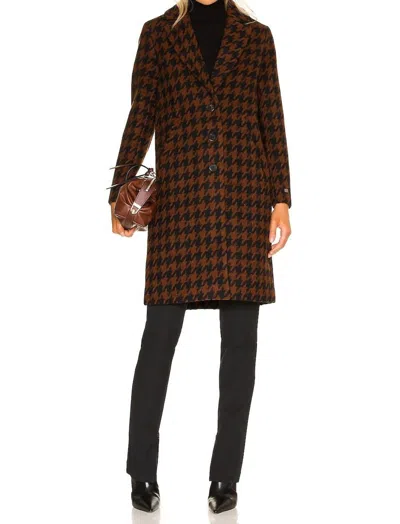 Soia & Kyo Ren Coat In Russet In Brown