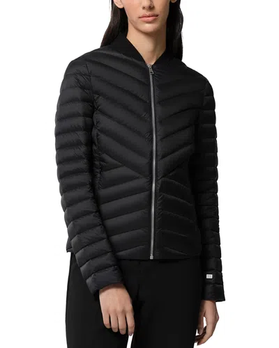 Soia & Kyo Chevron-quilted Lightweight Down Jacket In Black