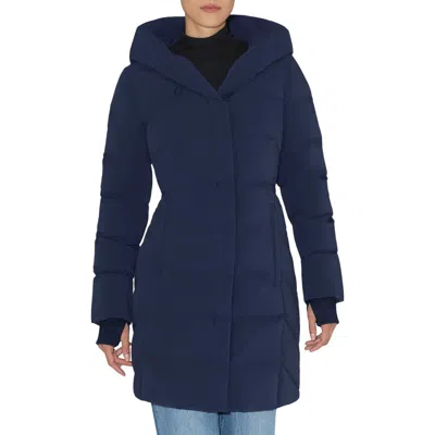 Soia & Kyo Sonny 700-fill-power Down Parka In Night Blue