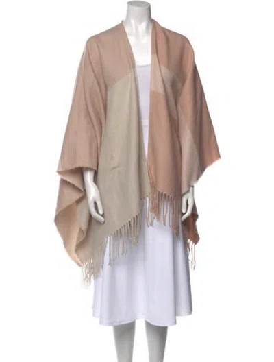 Pre-owned Soia & Kyo Striped V-neck Sweater In Pink