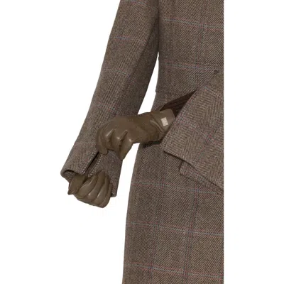 Soia & Kyo Suzan Wool Blend Coat In Brown