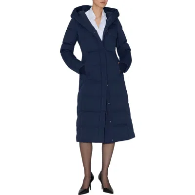 Soia & Kyo Talyse 700-fill-power Down Coat In Blue