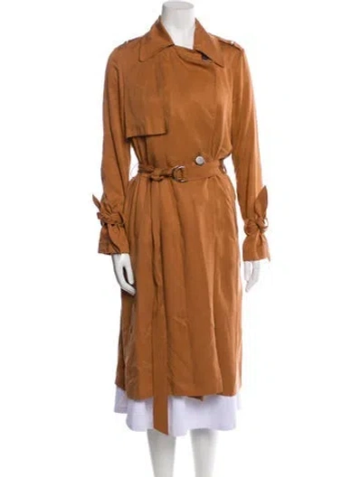 Pre-owned Soia & Kyo Trench Coat In Brown