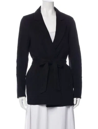 Pre-owned Soia & Kyo Virgin Wool Jacket In Blue