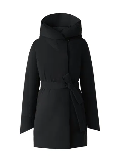 Soia & Kyo Women's Adelaide Self-tie Coat In Black