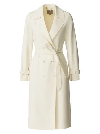 Soia & Kyo Blaire Packable Trench Coat In Sidewalk Chalk