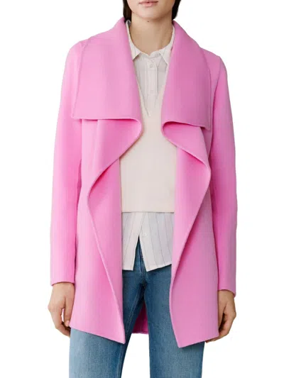Soia & Kyo Women's Bridgette Relaxed-fit Wool-blend Wrap Coat In Pink