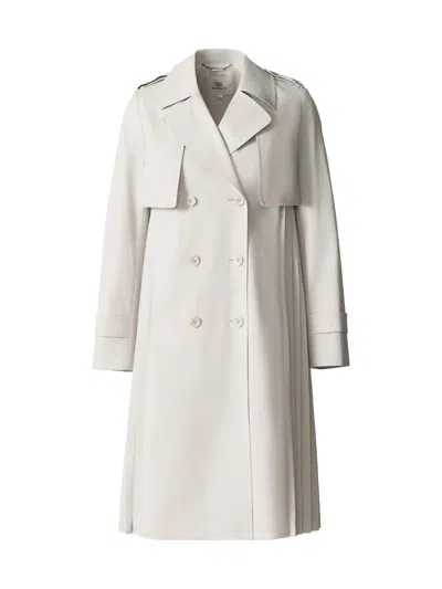 Soia & Kyo Women's Elanor Pleated Trench Coat In Neutral