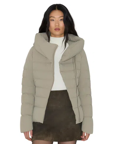 Soia & Kyo Women's Judy Puffer Hooded Duck Down Coat In Green