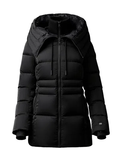 Soia & Kyo Women's June Hooded Down Coat In Black