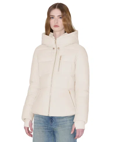 Soia & Kyo Women's Marilou Puffer Hooded Slim-fit Coat In Neutral