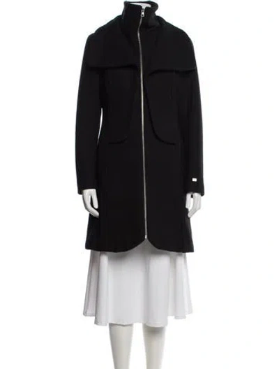 Pre-owned Soia & Kyo Wool Coat In Black