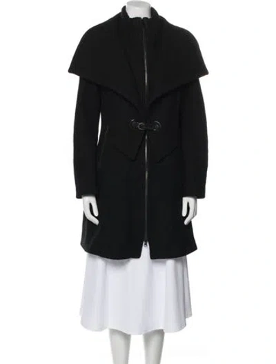 Pre-owned Soia & Kyo Wool Coat In Black