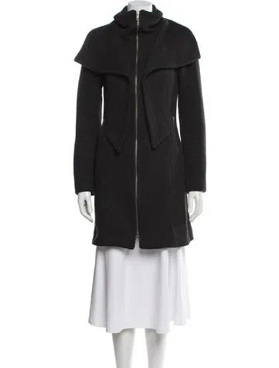 Pre-owned Soia & Kyo Wool Coat In Black