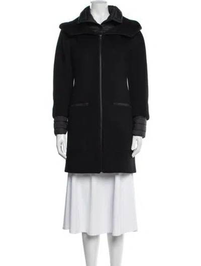 Pre-owned Soia & Kyo Wool Coat In Black
