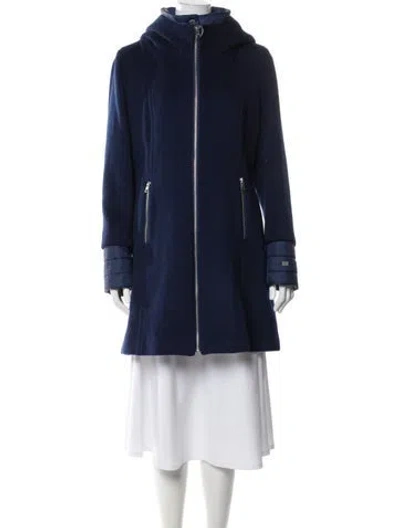 Pre-owned Soia & Kyo Wool Coat In Blue