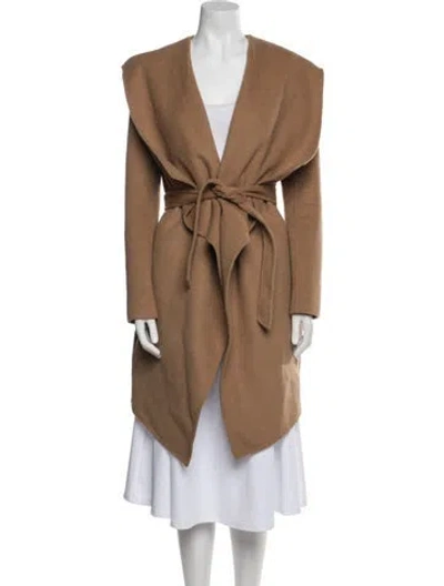 Pre-owned Soia & Kyo Wool Coat In Brown