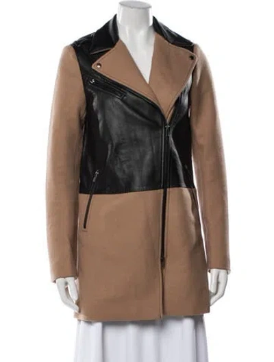Pre-owned Soia & Kyo Wool Coat In Brown