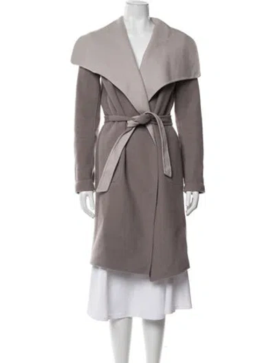 Pre-owned Soia & Kyo Wool Coat In Purple