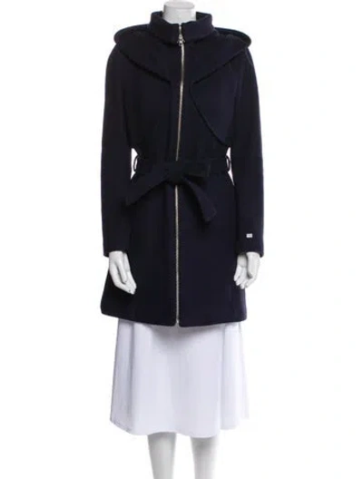 Pre-owned Soia & Kyo Wool Parka In Blue