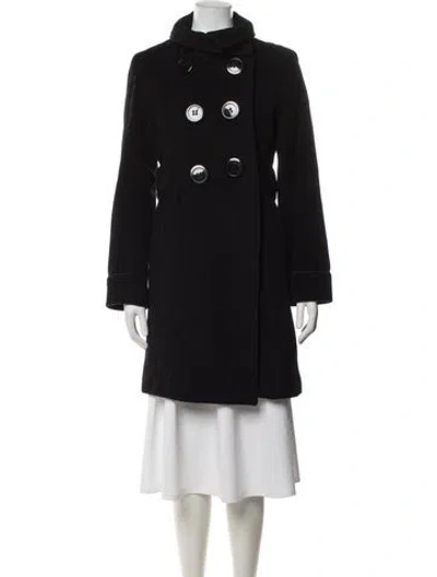 Pre-owned Soia & Kyo Wool Peacoat In Black