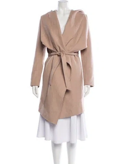 Pre-owned Soia & Kyo Wool Trench Coat In Neutral