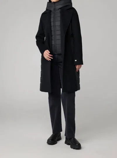 Soia & Kyo Adeline Wool Coat In Black