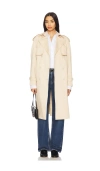 Soia & Kyo Fabiola Trench In 杏色