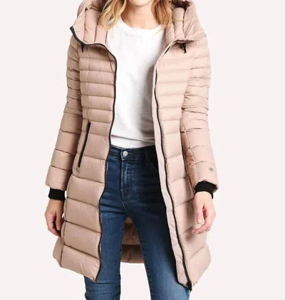 SOIA & KYO GEANA PUFFER JACKET IN QUARTZ