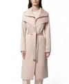 Soia & Kyo Modular Utility Trench Coat In Grey