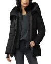 Soia & Kyo Hooded Water Repellent Down Puffer Coat In Black