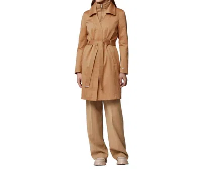 Soia & Kyo Kelly Trench Coat In Biscuit In Multi