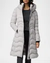Soia & Kyo Lita-v Lightweight Down Parka With Hood In Stone
