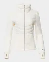 Soia & Kyo Quilted Hybrid Jacket In Powder