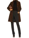 SOIA & KYO REN COAT IN RUSSET