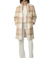 Soia & Kyo Samantha Plaid Jacket With Detachable Bib In Multi
