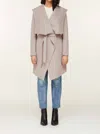 SOIA & KYO SAMIA COAT IN QUARTZ