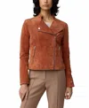 Soia & Kyo Saskia Suede Jacket In Copper In Multi