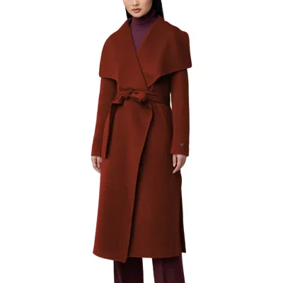 Soia & Kyo Britta Wool Blend Coat In Copper