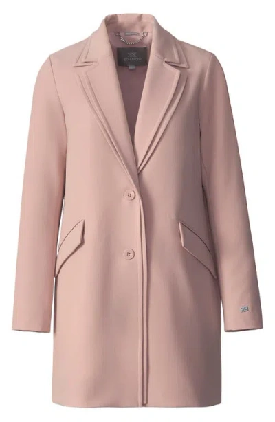 Soia & Kyo Fabriza Double Lapel Coat In Blush