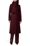 Soia & Kyo Ilana Wool Blend Coat In Merlot