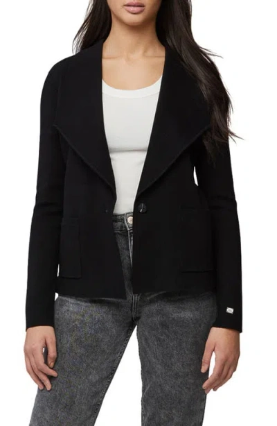 Soia & Kyo Ioni Shawl Collar Jacket In Black