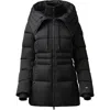 Soia & Kyo Hooded Water Repellent Down Puffer Coat In Black
